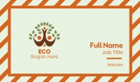 Eco Tree Team Business Card Image Preview
