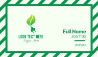 Green Eco Plug Business Card Image Preview