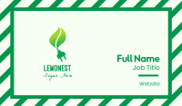 Green Eco Plug Business Card Image Preview