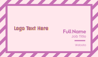 Party Text Business Card Image Preview