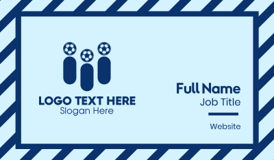 Soccer Sports Fans Business Card