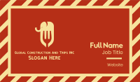 Elephant Fork Restaurant  Business Card Image Preview