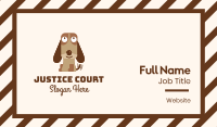 Excited Beagle Dog  Business Card Image Preview