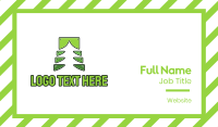 Forest Tree Saw Business Card Image Preview