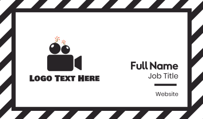 Film Boom  Business Card Image Preview
