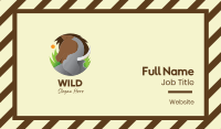 Wildlife Conservation Business Card Image Preview