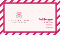 Lotus Flower Garden  Business Card Preview