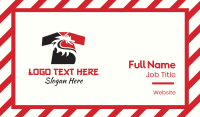 Oriental Dragon Suit Business Card Image Preview