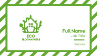Eco Plant House Business Card Image Preview