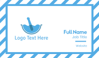 Blue Water Mortar Business Card Image Preview