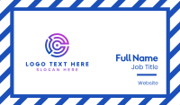 Modern Tech C Business Card Image Preview