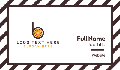 Pizza Pie B Business Card Image Preview