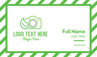 Nature Camera Outline Business Card Image Preview