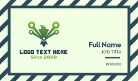  Green Tech Eagle  Business Card Image Preview