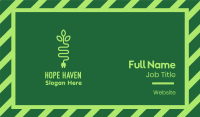 Green Eco Plug Business Card Image Preview