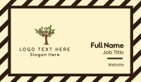 Coffee Tree Business Card Design