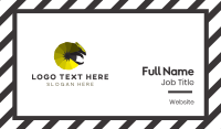 Yellow Armadillo Business Card Preview