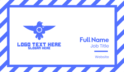 Blue Bird Drone Business Card