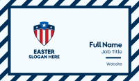 Stars & Stripes Shield Business Card Image Preview