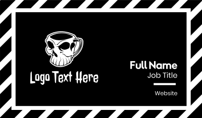 Skull Mug  Business Card Image Preview