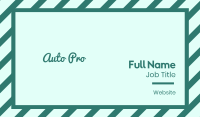 Fresh Green Text Font Business Card Image Preview