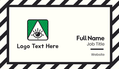 Triangle & Eye Business Card