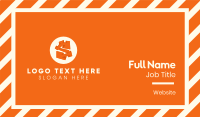 Orange Letter S Business Card Image Preview