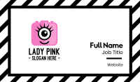 Pink Monster Photography Business Card Image Preview