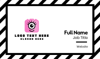 Pink Monster Photography Business Card Preview