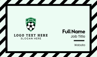 Soccer Ball Field Emblem  Business Card Image Preview