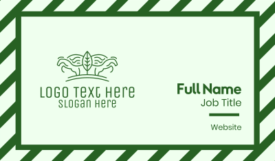 Green Horse Farming  Business Card Image Preview