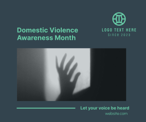 Domestic Violence Month Facebook post Image Preview