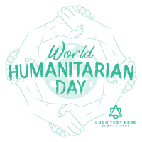 World Humanitarian Day Instagram Post Design
