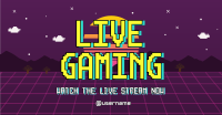 Retro Live Gaming Facebook ad Image Preview