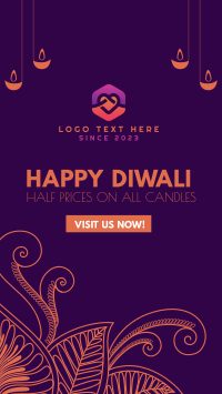Diwali Candle Sale Facebook story Image Preview