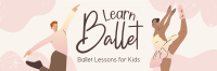 Kids Ballet Lessons Twitter Header Image Preview