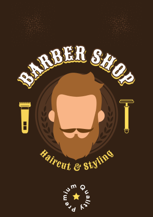 Premium Barber Flyer Image Preview