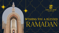Greeting Ramadan Arch Video Image Preview