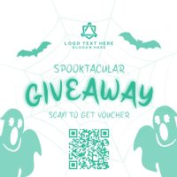Spooktacular Giveaway Promo Linkedin Post Design
