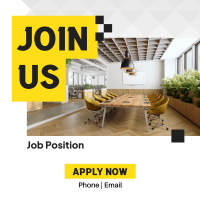 Office Job Hiring Instagram post Image Preview