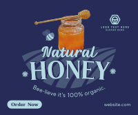 Bee-lieve Honey Facebook Post Design