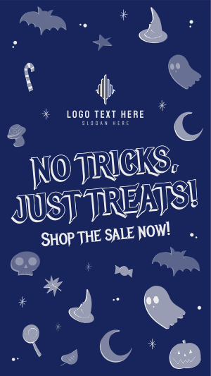 Trick or Treat Sale Instagram story Image Preview