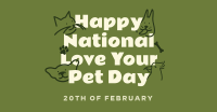 Cute Pet Greeting Facebook ad Image Preview
