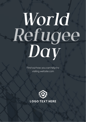 Help Refugees Flyer Image Preview