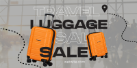 Travel Luggage Sale Twitter post Image Preview