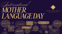 Modern Nostalgia International Mother Language Day Animation Preview