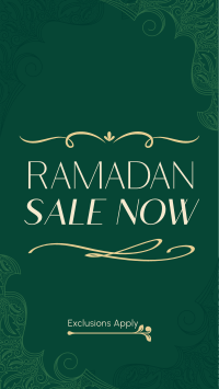 Ornamental Ramadan Sale Instagram Story Design