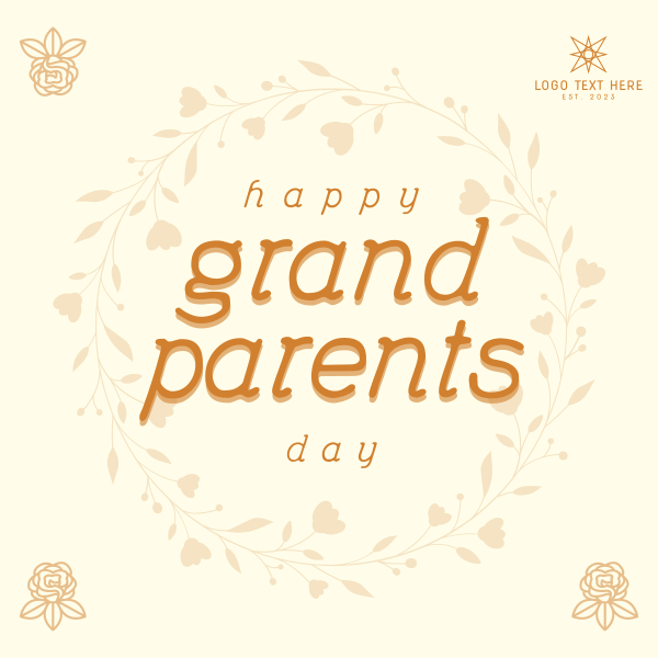 Grandparents Day Greetings Instagram Post Design Image Preview