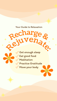 Practice Relaxation Tips Facebook Story Design