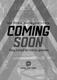 Coming Soon Fitness Gym Teaser Flyer Image Preview